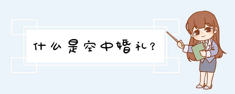 什么是空中婚礼？,第1张