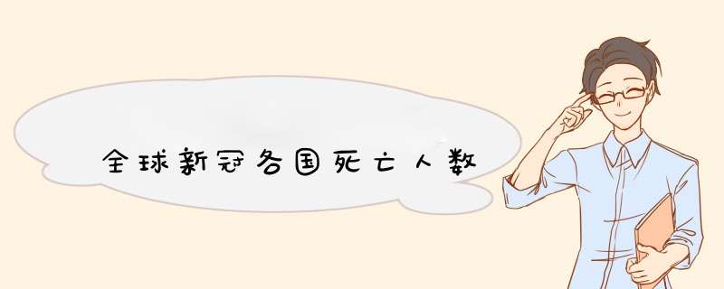 全球新冠各国死亡人数,第1张