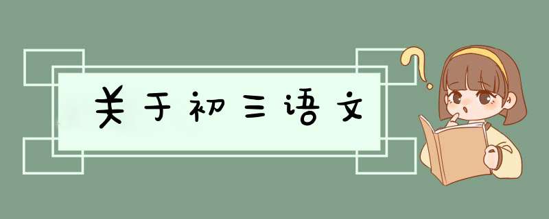 关于初三语文,第1张