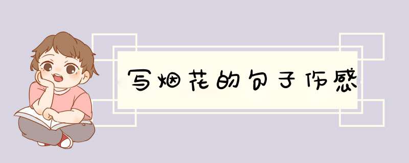 写烟花的句子伤感,第1张