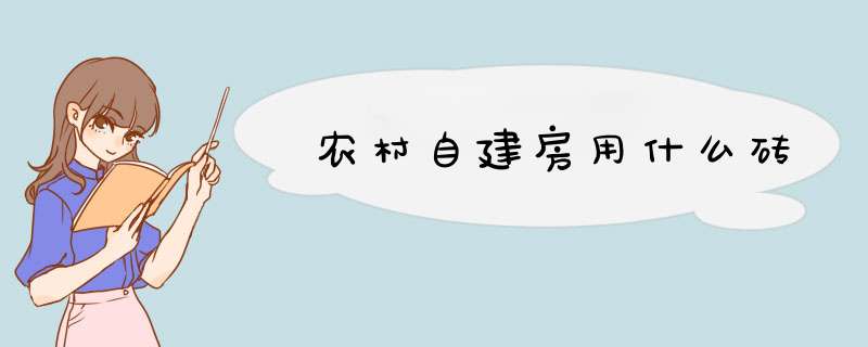 农村自建房用什么砖,第1张