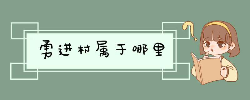 勇进村属于哪里,第1张