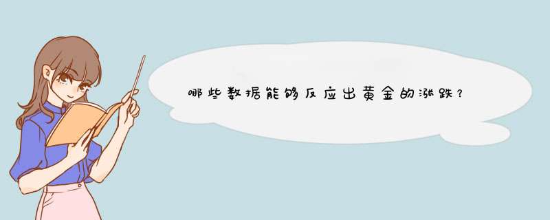 哪些数据能够反应出黄金的涨跌？,第1张