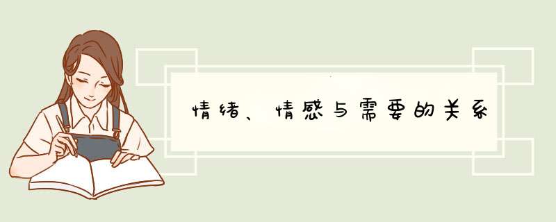 情绪、情感与需要的关系,第1张