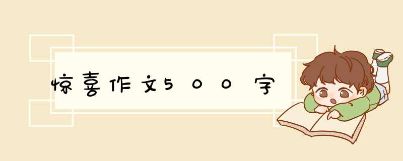 惊喜作文500字,第1张