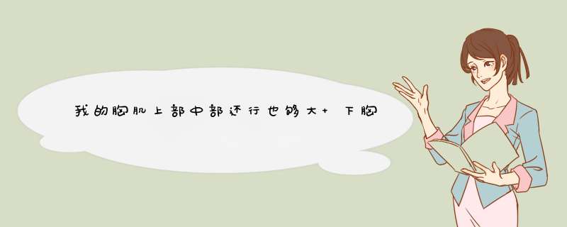 我的胸肌上部中部还行也够大 下胸没什么型 怎么练出很型的下胸 就练下胸的话 可以每天练吗如何快速练出下,第1张