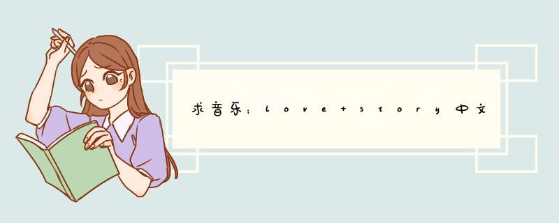 求音乐：love story中文歌词,第1张