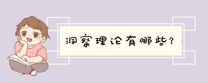 洞察理论有哪些？,第1张