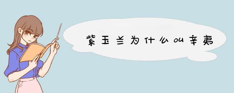 紫玉兰为什么叫辛夷,第1张