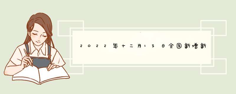 2022年十二月13日全国新增新冠肺炎的人数,第1张