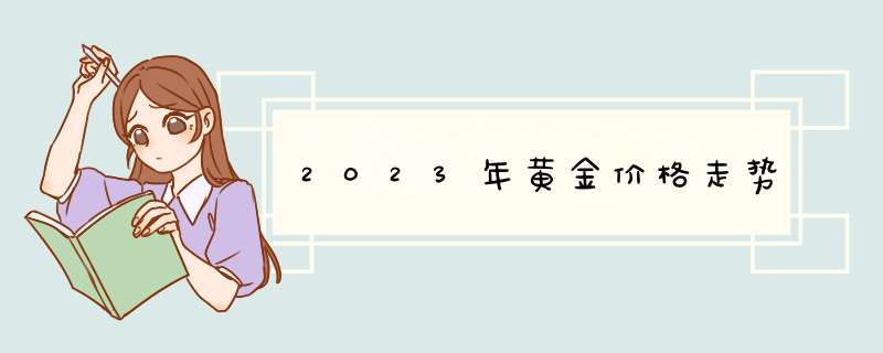 2023年黄金价格走势,第1张