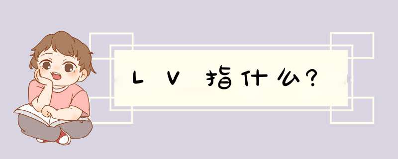 LV指什么?,第1张